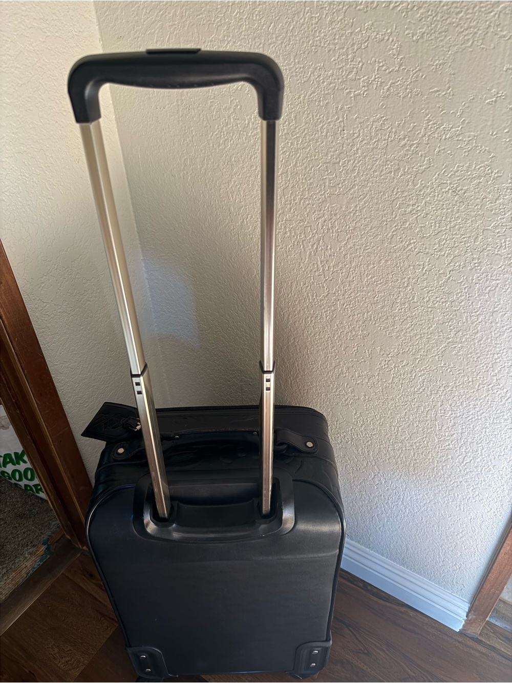 Patricia Nash Black Embossed Floral Carry-On - Picture 5 of 10